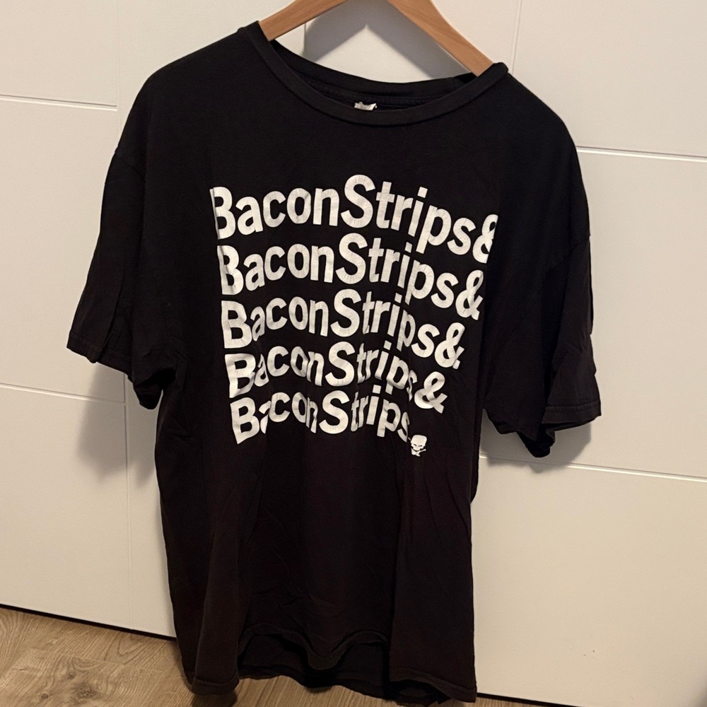 Epic Meal Time Bacon Strips 🥓 & Bacon Strips 🥓 T-Shirt Male XL
